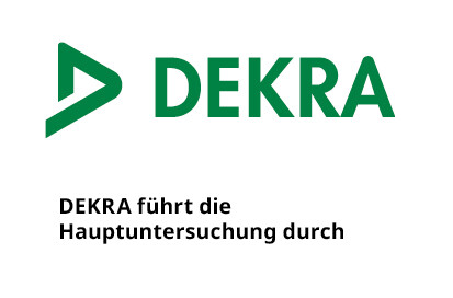 Logo DEKRA fuehrt die HU durch hoch CMYK – Hahn GmbH KFZ-Meisterbetrieb in Landau